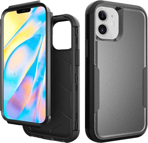 Vista 2 de Compatible con Apple iPhone 11, funda resistente con funda protectora a prueba de golpes para iPhone 11