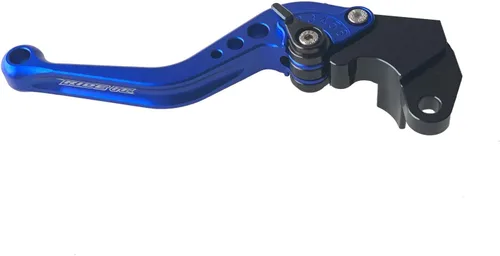 Vista 3 de Manetas de freno y embrague, ajustables, cortas, mecanizado CNC, Azul