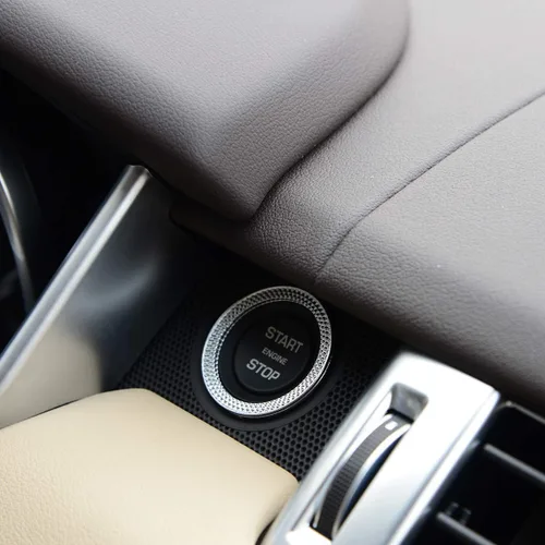 Vista 5 de Funda para botón de arranque y parada de coche, ABS, para Range Rover VELAR, Discovery Sport, Range Rover Sport, Evoque, Vogue