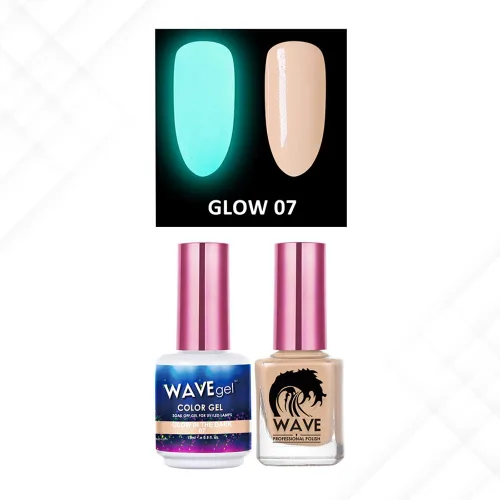Vista 11 de Wavegel WAVEGEL - Juego de gel y esmalte de uñas a juego - Brilla en la oscuridad - # 01