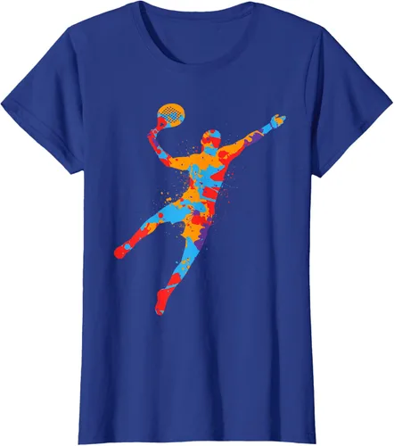 Vista 5 de Playera de Padel Playera Colorida Plataforma Tenis Paddleball Niños Camiseta de Padel