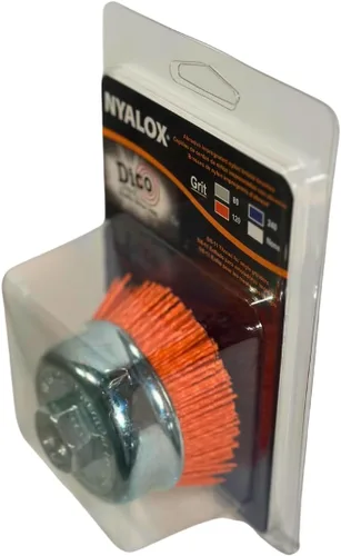 Vista 2 de Dico Products 541-721-358 Cepillo eléctrico de 3 pulgadas de diámetro, naranja