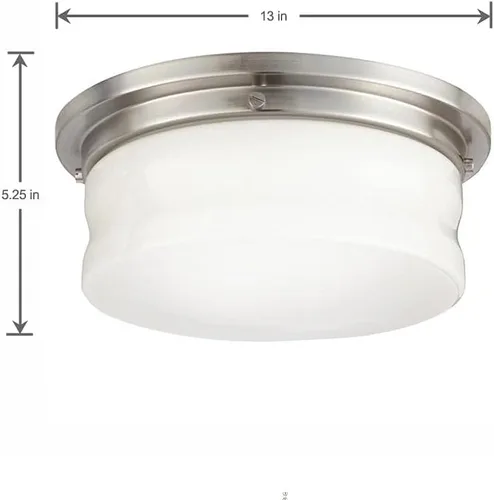 Vista 3 de Avenue Lighting Home Decorators Collection 23951 - LED de níquel cepillado de 13 pulgadas