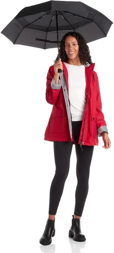 Vista 6 de URBAN REPUBLIC - Chaqueta de lluvia para mujer - Impermeable ligera y cortavientos para mujer (S-3XL)