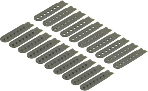 Vista 8 de uxcell Tapa de correa Snapback, agujeros de plástico ajustable sombrero broche hebilla reemplazo para reparación de tapas