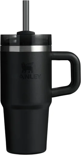 Vista 197 de STANLEY Quencher H2.0 Vaso Térmico con asa y pajilla, 64 onzas, tapa Flowstate de 3 posiciones, gran capacidad para viajes y deportes, vaso de acero