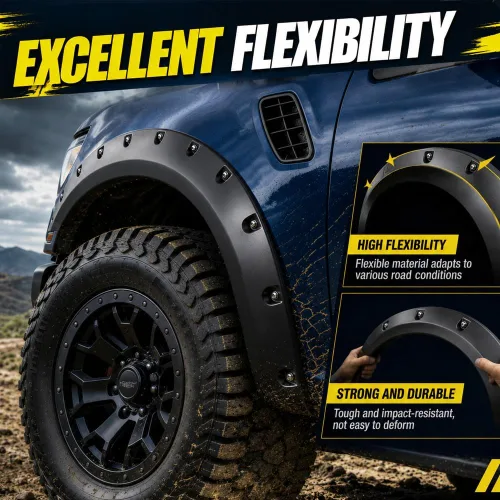 Vista 9 de G-PLUS Guardabarros para Dodge Ram 1500/2003-2009 Ram 2500 3500 2002-2008 (solo modelos Fleetside), cubierta de rueda estilo remache de bolsillo