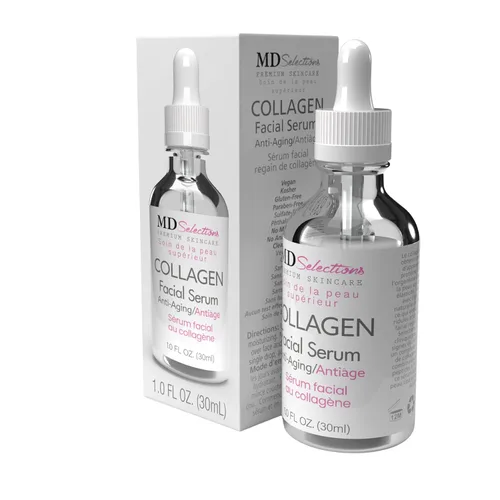 Vista 4 de Suero facial de colágeno apretado, firme y suave con péptido de colágeno y té verde, fórmula facial avanzada de reparación de colágeno