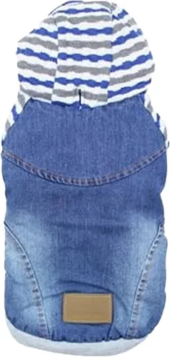 Vista 29 de Parisian Pet Suéteres de Navidad para Perros - Tipo Pullover, Suéter Azul para Perro con Cuello de Tortuga - Suéter Grueso de Punto Trenzado