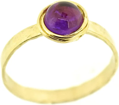 Vista 49 de Anillo de oro de piedras preciosas, anillo de piedra chapada en oro de 14 quilates, anillo de piedra apilable, anillo de oro de piedra pequeña