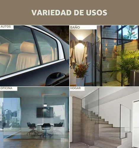 Vista 4 de VViViD Rollo de película de seguridad de vinilo transparente protectora a prueba de rotura para ventanas