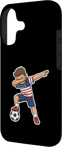 Vista 2 de Dab, Patriotic American Flag Player Case for iPhone 17