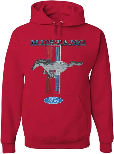 Vista 6 de Tee Hunt Ford Mustang Classic Sudadera con capucha GT Cobra Boss 302 Mach 1