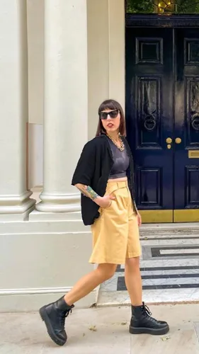 Vista 3 de HOTOUCH Camisa de lino con botones para mujer, de algodón, de manga corta, cuello en V, con botones, para verano y playa