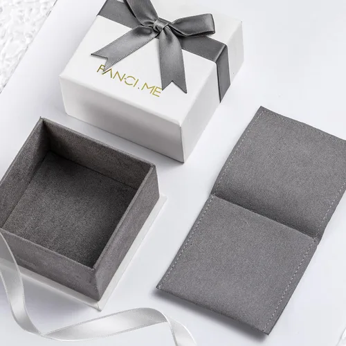 Vista 7 de FANCIME Collar de piedra natal de oro blanco sólido de 14 quilates con cadena de plata de ley, collar de corazón de piedras preciosas de 1.5