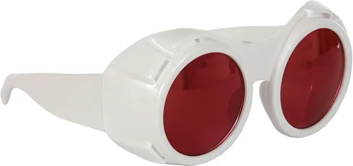 Vista 5 de elope Gafas Hyper Vision blancas con lente roja accesorio de disfraz para hombres y mujeres