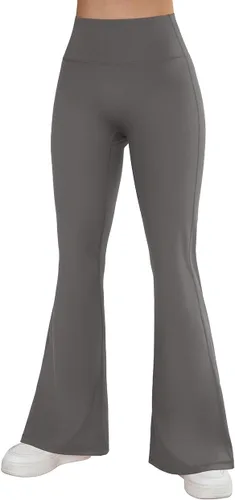 Vista 3 de SUUKSESS Leggings acampanados para mujer, pantalones de yoga de cintura alta con corte de bota y levantamiento de glúteos
