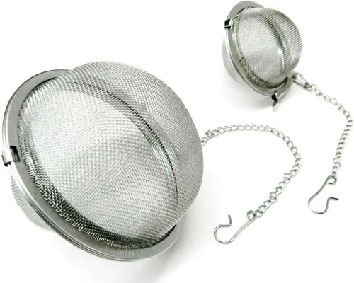 Vista 4 de Cestas de limpieza ultrasónica para piezas con bola de limpieza de 2" y 3" - Juego de 2