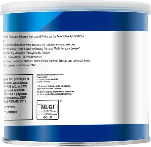 Vista 2 de Valvoline Grasa gris multiuso fortificada con molibdeno para múltiples vehículos 1 LB