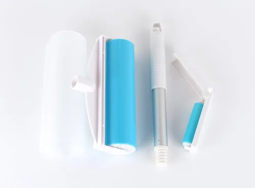 Vista 6 de Resuable Lint Roller pelo perro gato Remover herramienta Pet Shedding cepillo para polvo limpia su Suit/sofá 8 Inches Wide, Large Set, Pet Hair