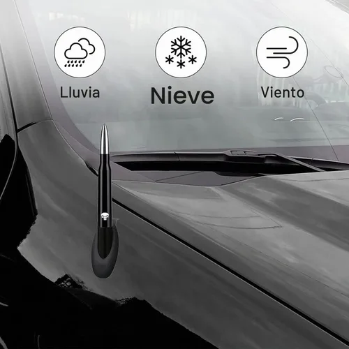 Vista 2 de Pack-1 - Antena tipo bala para automóvil, para GM Chevy Silverado 1500 2500 3500 HD Avalanche GMC Sierra 1500 2500 3500 Denali accesorios