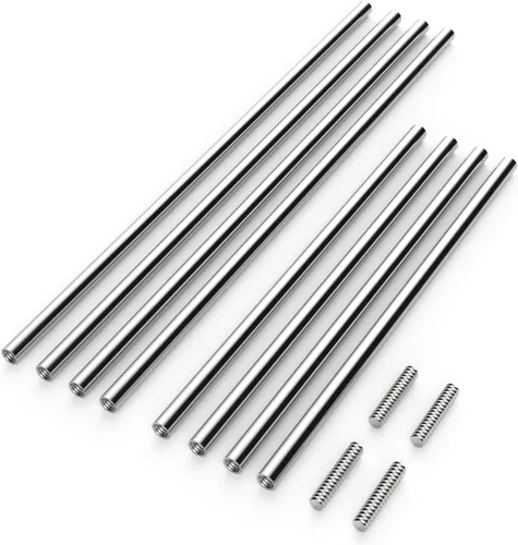 Vista 8 de Olle Paquete de 4 varillas de soporte de aluminio anticorrosión para cama de jardín elevada de 24 pulgadas de ancho, 24 pulgadas de largo