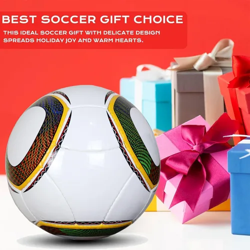 Vista 5 de Copa del Mundo 2010 Sudáfrica - Réplica famosa de fútbol, balón de fútbol tamaño 5, regalo coleccionable perfecto y memorable para los amantes