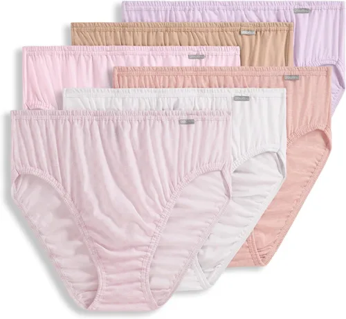 Vista 9 de Jockey - Ropa interior Elance para mujer, corte francés, paquete de 6 unidades Negro