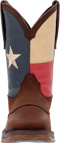 Vista 3 de Durango DB4446 Western - Botas de meter con bandera de 11 pulgadas para hombre, Marrón