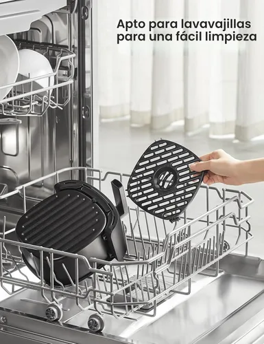 Vista 5 de COMFEE' Compacta Freidora de Aire de 2.1 Cuartos con 12 Opciones de Menú, Temporizador Ajustable y Control de Temperatura de 82-204 Grados C, Cesta