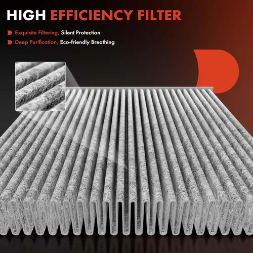 Vista 4 de A-Premium Filtro de aire de cabina de 2 piezas con carbón activado compatible con Volkswagen Jetta, Passat, Golf, Tiguan, Beetle, CC, Eos, GTI
