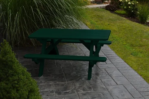 Vista 7 de Amish-Made - Mesa rectangular de pino para niños, de 44 pulgadas, color negro Negro (Black Paint)