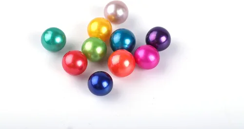 Vista 4 de Ostras redondas de agua dulce con perlas cultivadas con perlas en el interior 20 PC (0.276-0.315 in)