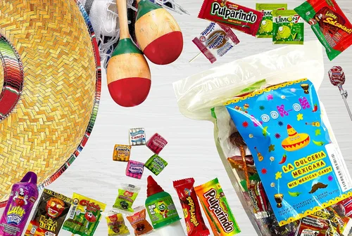Vista 7 de Mezcla de dulces mexicanos Lucas (14 unidades) Variedad de agrios, dulces, picantes, incluye Lucas Skwinkles, Pelucas, Lucas Muecas, Baby Lucas
