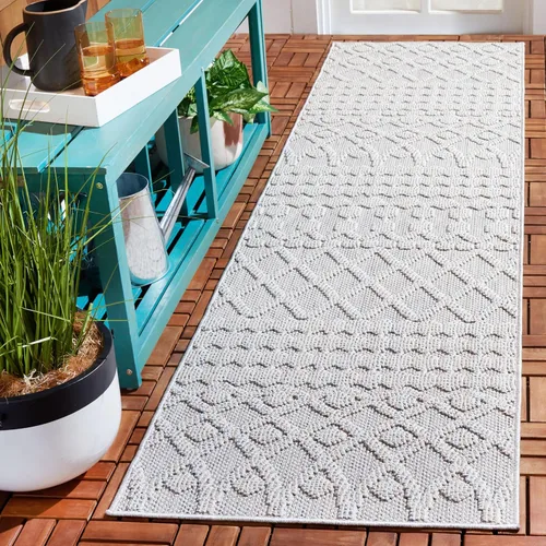Vista 13 de SAFAVIEH Global Collection - Alfombra de pasillo, 2 pies 2 pulgadas x 8 pies, diseño beige y marrón, no desprende pelusa y de fácil cuidado