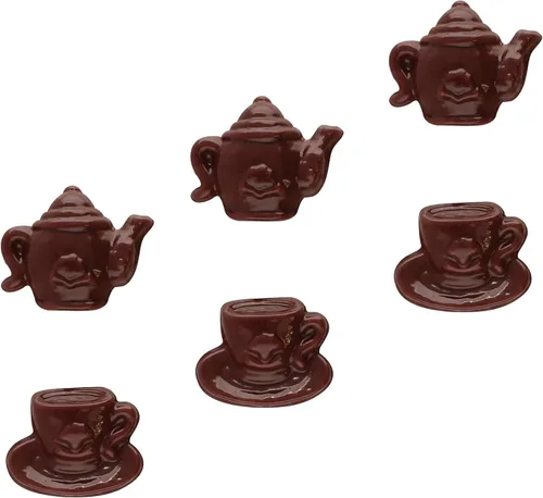 Vista 3 de Cybrtrayd Tazas de té D100 tamaño bocado y tamaño de bocado Demi Tasse Cup molde de caramelo de chocolate con instrucciones exclusivas de Cybrtrayd