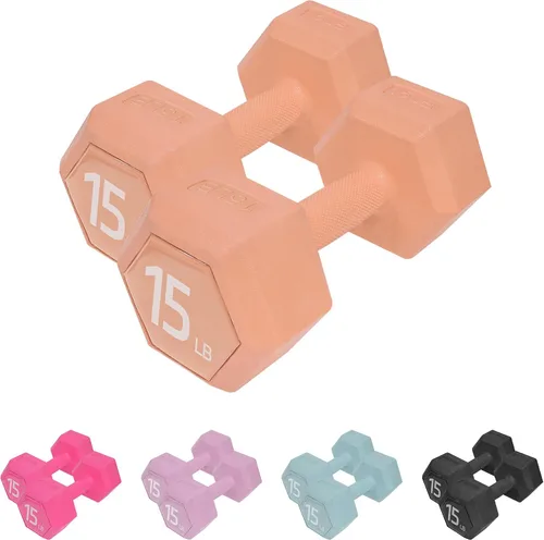 Vista 23 de Dumbbell Sets With Rack - 5/15/20/25/36lb Dumbbells Pair Hand Weights Set of 2 - Easy Grip - Arm Weights for Strength Training Workouts Fitness