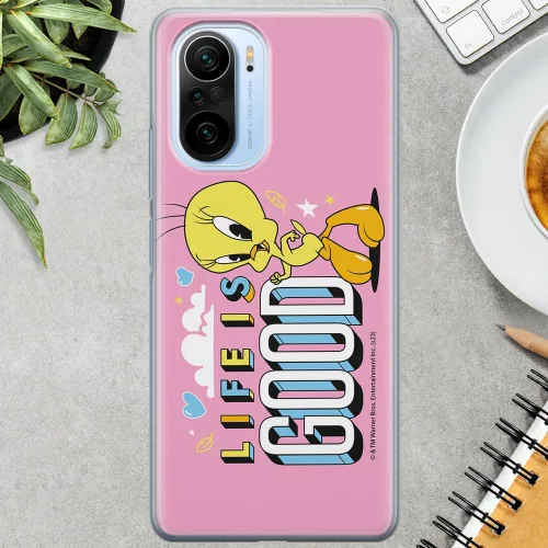 Vista 3 de ERT GROUP Funda de teléfono móvil para Xiaomi MI 11i / Redmi K40/K40 PRO/Poco F3 / F3 PRO original y oficial Looney Tunes patrón Tweety 016
