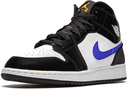 Vista 4 de Nike Zapatillas de baloncesto unisex, BlackRacer Blue-white, 6 Big Kid