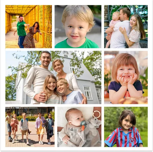 Vista 18 de CCWACPP Impresiones de lienzo de collage con foto personalizada, personalizadas, múltiples imágenes de foto en lienzo, póster personalizado, regalos