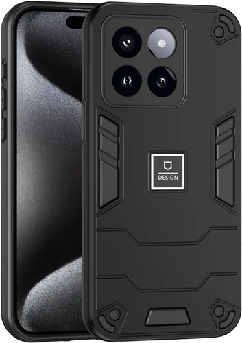 Vista 156 de Funda compatible con Redmi A1, compatible con Redmi A2 2 en 1 [PC dura + TPU], funda de teléfono negra