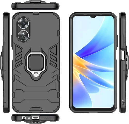Vista 38 de Funda para Samsung Galaxy A04 4G, carcasa con soporte para Samsung SM-A045F/DS Galaxy A04 4G / SM-A045M/DS SM-A045F SM-A045M, color negro