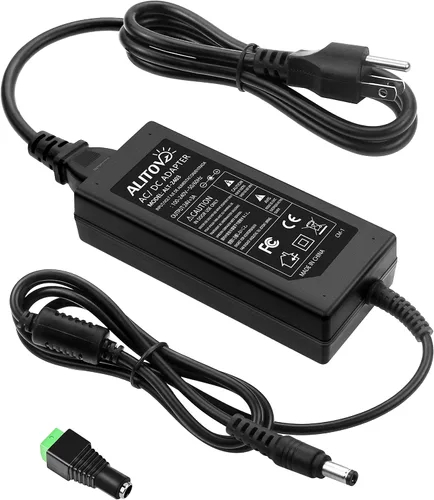 Vista 8 de ALITOVE Fuente de alimentación de 24V CC 2.5A 60W Transformador de 24 voltios Adaptador de corriente CA 4.92 pies 2500mA 2A Convertidor de CA a CC