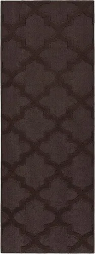 Vista 51 de Alfombra de Área Garland Rug Quatro Negra de 3' x 5' con Diseño de Enrejado Cut-Loop - Suave, Cómoda, Elegante y Económica en un Hermoso Color Negro