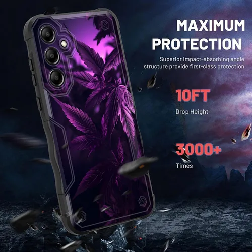 Vista 496 de Funda para Galaxy A14 5G, [Doble Capa][Protección contra Caídas de Grado Militar de 10 Pies] [Antideslizante] Funda Resistente a Prueba de Golpes