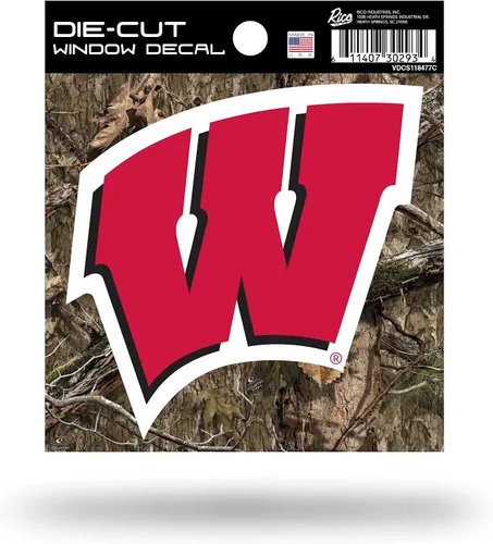 Vista 76 de Rico Industries NCAA - Calcomanía unisex para adultos con logotipo primario 4 x 4