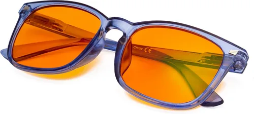 Vista 13 de Gafas de lectura cuadradas de gran tamaño con bloqueo de luz azul para mujeres y hombres