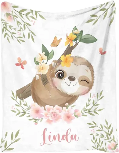 Vista 18 de Artsadd Mantas personalizadas con nombre para bebés niños y niñas, mantas de bebé personalizadas con nombre, manta personalizada para niños