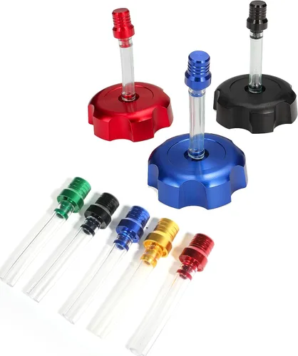 Vista 3 de bylikeho 5 piezas Tubo de ventilación de tapa de gas, tapa de gas para motocicleta, accesorios para automóvil Tubo de respiración bidireccional