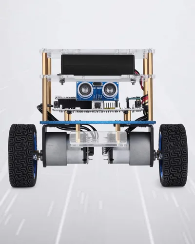 Vista 7 de ELEGOO UNO R3 Project Smart Robot Car Kit V4 & ELEGOO Tumbller Self-Balancing Robot Car Kit Compatible con Arduino